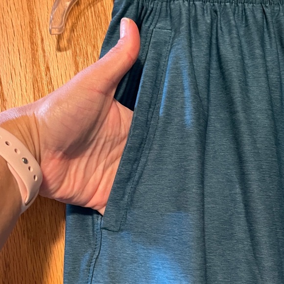 Under Armour Men's Dark Teal Athletic Shorts - Picture 3 of 10